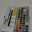 ARTISTRO Watercolor Paint Set, Vivid Colors in Portable Box, Palette set, Including Metallic and Fluorescent Colors. Perfect Travel Watercolor Set for Artists, Amateur Hobbyists and Painting
