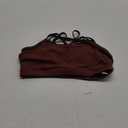 Aoxjox Women's Workout Sports Bras Takes Two Bra Training Fitness Running Yoga Crop Tank Top (Rum Raisin/ Mulch, Small)