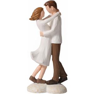 Creative Resin Couple Figurine Love Sculpture Modern Home Accent Romantic Handcrafted Gift for Wedding Valentines Surprise Minimalist Desk Ornament