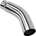 JY PERFORMANCE 4 Inch (ID) Diesel Exhaust Tip Elbow Tip 4'' Inlet 5'' Outlet 23'' Long Chrome Turndown Exhaust Tip