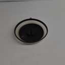 Magnetic Microwave Splatter Cover, Clear Microwave Cover for Food - Vented & Magnetic, 12-inch, Food Grade Plate Cover, BPA Free - Black