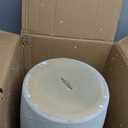 Ceramic Vase Home Decor, Vintage Vase, Wide Mouth Farmhouse vase (22" h-Vintage White)