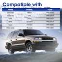 Orceed Engine Coolant Radiator Assembly with Transmission Oil Cooler, Fit for Chevy Blazer & S10, GMC Jimmy & Sonoma, Isuzu Hombre, Oldsmobile Bravada 4.3L, Automatic Transmission