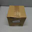 Mini Desk bin with lid,Small Plastic Trash can for Kitchen Bathroom Office countertop,Button Desktop Waste bin,Waterproof Rubbish bin with 50 Trash Bags (White)