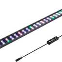 hygger 20W Full Spectrum Aquarium LED Light with 10 Levels Brightness, White Blue Red Green LEDs,6H8H12H Timer,RGB Light for 24~32IN Freshwater Fish Tank, Aquatic Plants Tropical Ornamental Fish