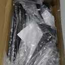 2 Pack Mannequin Torso, 30 to 41 Inch Height Adjustable Shirt Display Stand for Vendors Shop Graduation Party, Stable Ease Assembly Dress Form Clothes Garment Rack, Jacket Coat Hanger Stand, Black