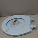 Bemis 500EC 464 500EC464 Toilet Seat, 1 Pack Round, Dresden Blue