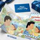 3 x First Fathers Day Card, Happy 1st Father's Day Card Gifts for New Dad, First Time Dad Gifts