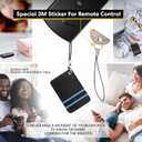 Key Finder and TV Remote Control Retriever - Trackers Locator, Keys, Purse - Keychain Tracker Beeper Tags - Find Your Lost Belonging Items Quickly