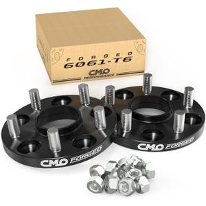 Customadeonly 5x100 Forged Hubcentric Wheel Spacers Black 20mm (2pcs)  Compatible for Toyota Corolla, Prius, Matrix, Celica, Scion tC, Lexus CT200h, Pontiac Vibe (54.1mm CB, M12x1.5 Studs)