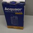 Acquaer 1/3 HP Automatic Submersible Water Pump, 115V Sump Pump with 3/4 Garden Hose Check Valve Adapter,2160 GPH High Flow Water Removal for Swimming Pool Cover Hot Tubs Flooded House Basement