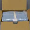 SONORO KATE 100% Egyptian Cotton Sheets - 800 Thread Count, 5-Star Hotel Sateen Weave Bed Sheets, Cooling, Soft & Breathable Bed Sheets Set, Fits 16" Deep Pocket - 4 PC (French Blue,King)