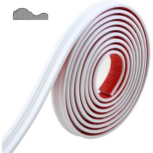 Gaahing Flexible Wall Molding Trim & Chair Rail | Peel and Stick Self-Adhesive Panel Moulding | DIY Home Decor on The Cabinet Door Mirror Frame, 16.4 ft x 1.3 in