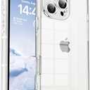 Tzomsze Case Compatible with iPhone 16 Pro Max Clear Case,Camera Protection,Reinforced Corners TPU Slim Shockproof Case Cover for Women Girls 6.9 inch-Clear