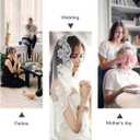 Veemoon 3pc Ring Storage Box Cowboy Hat Shape Jewelry Organizer Earrings Case Hat Flannel Storage Unique Design