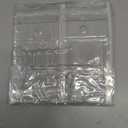 Simple Houseware 24 Pockets - Crystal Clear Over The Door Hanging Shoe Organizer, Gray (64'' x 19'')