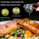 Stainless Steel Vegetable Squeezer, Upgrade Non-Slip Red Silicone Handle,Filling Pancakes,etc. (Upgrade 40oz)