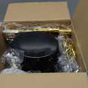 Beistle Legacy New Year Topper Hat With Gold Band, One Size, Black88630-25BK