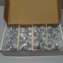 Sumind 8 Pack Disco Party Decorations Mini Disco Ball Garlands Silver Mirror Ball Hanging Banner Silver Streamer Curtains for Birthday Wedding Christmas Party Backdrop Supplies(1 Inch, 2 Inch)