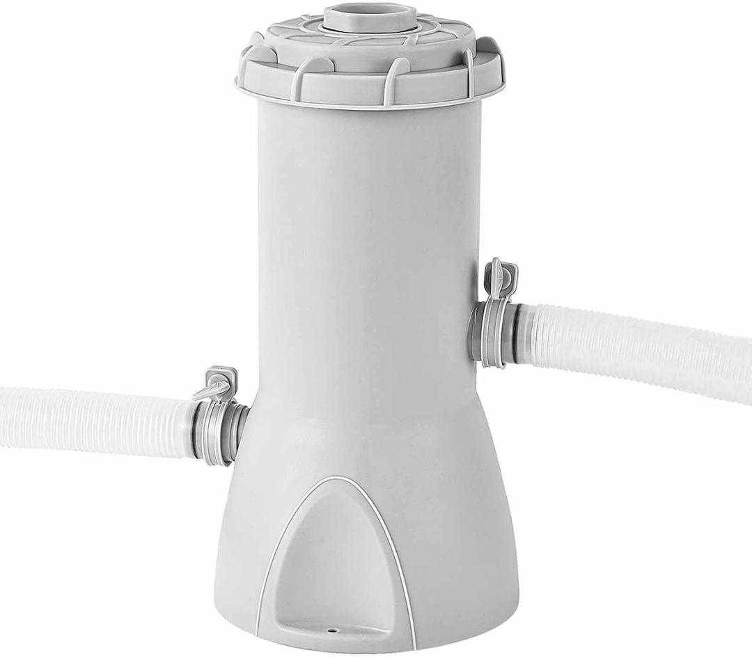 Pool Filter 1000 Gallons Pool Filter Pump Above Ground, Swimming Pool Filter Cartridge Pump, Electric Pool Water Pump Filter for Pools Sand Cleaning Tool Set