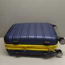 Rockland Melbourne Hardside Expandable Spinner Wheel Luggage, Navy, Carry-On 20-Inch