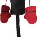 Cat Boxing Bag Toy Funny Teasing Fun Activity Funny Exercise Teaser Toy for Felines with Dangling Boxing Gloves