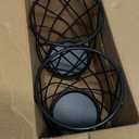 YINMIT K Cup Holder Organizer, Sturdy Coffee Pod Holder Organizer, 35 Kcup Large Capacity Storage Basket for Kitchen Counter and Office Desktop (Circular Grid)