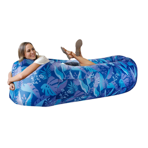WEKAPO Inflatable Sun Lounger, Air Sofa, Hammock, Portable, Waterproof and Leak-Proof, Ideal for Backyard, Beach, Travel, Camping, Picnics and Music Festivals, B Palma