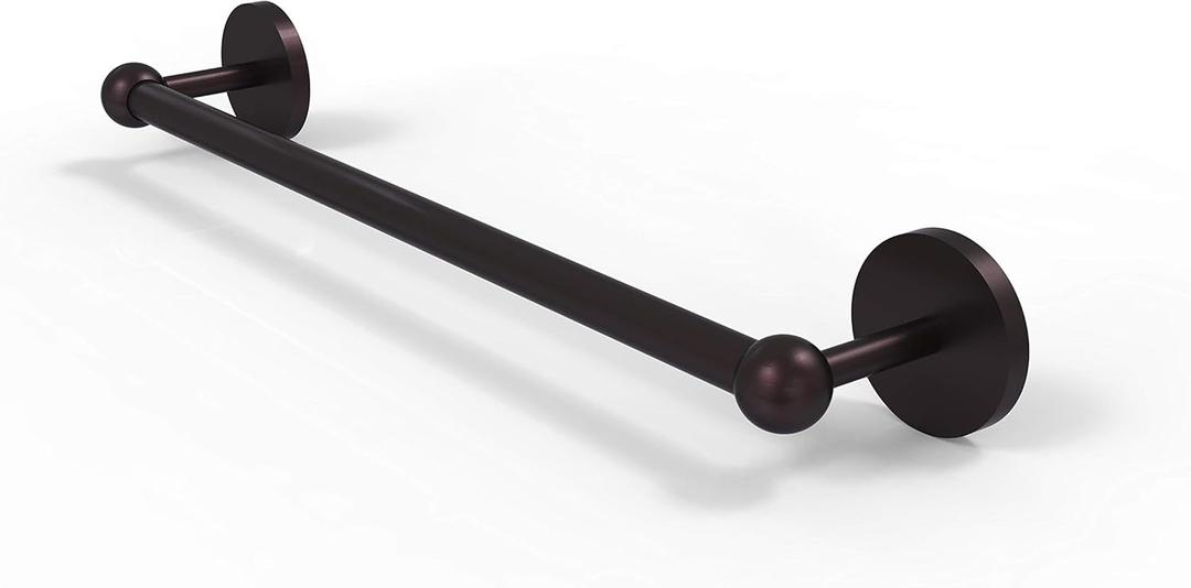 Allied Brass P1041/18 Prestige Skyline Collection 18 Inch Towel Bar, Antique Bronze