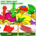 12color Jumbo Animal Crayons for Toddlers Crayons for Kids Ages 2-4 4-8,Non Toxic Washable Easy Grip Interesting and Educational Christmas Gift