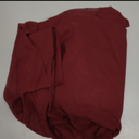 10ft x 10ft Burgundy Backdrop Curtains, Wrinkle-Free Sheer Chiffon Fabric Photo Backdrop Drapes for Wedding Arch Party Ceremony Stage Photography Decorations (5ft x 10ft, 1 Panel)