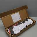 Kidde Smoke Detector, Hardwired with AA BatteryBackup, Interconnectable, LED Warning Lights, 85 dB Alarm, 5-inches, 3-Pack