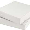 Outdoor Chair Cushions Set of 2 for Patio Furniture 19x19x4 Inch Waterproof Patio Chair Cushion 3 Year Color Fastness Square Elastic Foam Garden Sofa Couch Pads with Ties and Handle, Beige