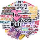 20 PCS Funny Sarcastic Embroidered Iron On Patches,Cool Humor Sew On Applique Patches For Adults,Funny Snarky Embroidery Patch For Clothes,Backpacks,Trucker Hats,Jeans