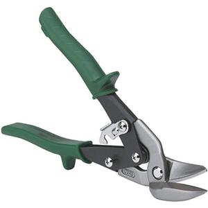 Malco AVM7 Mini Aviation Snips | Right & Straight Cutting Offset Design | Compact 7-1/8" Length for Tight Spaces | 24-Gauge Capacity | 3/4" Cut Forged Steel Jaws | Green Handle