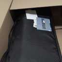 GENIMO Outdoor Rug for Patio Clearance,9'x12' Waterproof Large Mat,Reversible Plastic Camping Rugs,Rv,Porch,Deck,Camper,Balcony,Backyard,Black & Gray