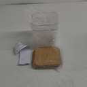 Laundry Pods Storage Container, Clear Laundry Room Organization and Storage ,Detergent Powder Container,with Wooden Lids & Labels, 3+1 Pack