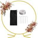 6.6FT Round Balloon Arch Stand, Circle Wedding Arches with Base