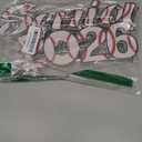 Yaomiao Baseball 2026 Senior Sign Graduation Props Grad Decorations Senior Graduation Table Centerpieces Class of 2026 Sign Sports Player Team Party for High School College (White Red)