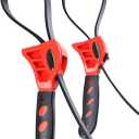 Anabiya’s Creation - 2-Pack Adjustable Rubber Strap Wrench – 6" & 8" Multi-Use Belt Wrench for Plumbing, Shower Heads, Oil Filters & Jar Opening | Strong Grip Jar Opener for Weak Hands