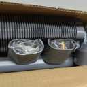 3" 17Ft Mini Split Line Set Cover, Easy Install PVC Line Hide Kit
Decorative Weather Protection UV-proof PP Lineset Pipe Cover Paintable for Ductless Minisplit, Central AC, Heat Pumps, Gray