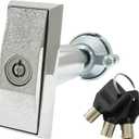 Rierdge Vending Machine Lock with THandle with Keys for Candy Snack Machine (Keyed Different)