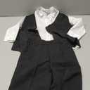 Formal Slim Fit Suit Set, Vest, Pants, Dress Shirt, Tie, Pocket Square, Size3