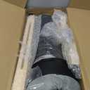 AMOSIJOY Cat Sill Window Perch Sturdy Hammock Window Seat with Cushion Cover, Wood & Metal Frame for Large Cats, Easy to Adjust Cat Bed for Windowsill, Bedside, Drawer and Cabinet (L) (24.4''L X 15''W, Gray)