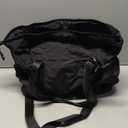 BAGSMART Gym Bag for Women, Carry on Weekender Overnight Bag, Travel Duffel Bags with Trolley Sleeve, Personal Item Travel Bag Tote Bag Workout Dance Bag(Black,Medium)