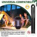 BB-40blk 40W Light Replacement Bulb (1-Pack) | Compatible with Black Flag BZ-40BLK/BZ-40DX/BZ-40MAX & Stinger UVB45 B4045-4 (5500V, 4-Pin Base)