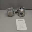 Milk Frother and Steamer, Large Capacity Detachable Electric Milk Frother, Automatic Warm and Cold Foam Maker, Hot Chocolate Maker, BPA Free (Stainless Steel)