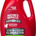 Natures Miracle Advanced Stain And Odor Eliminator for Dogs, Fresh Scent, Severe Mess Enzymatic Formula For Tough Pet Messes, 1 Gallon (128 Fl Oz (Pack of 1))