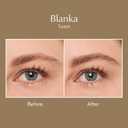 Thrive Causemetics Instant Brow Fix Semi-Permanent Eyebrow Gel, Waterproof Tinted Eye Brow Gel with Vitamin B5, Smudge-Proof, Vegan & Cruelty Free, Blanka (Taupe)