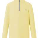 PATPAT Boys Quarter Zip Pullover Thermal Sweater Yellow 11-12Y (L)